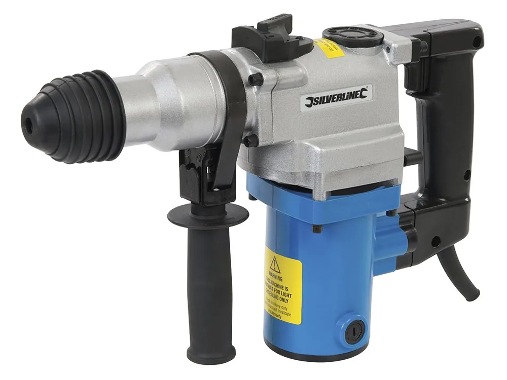Maşină de găurit cu percuţie şi daltă SDS Plus 850 W, Silverline Transport gratuit