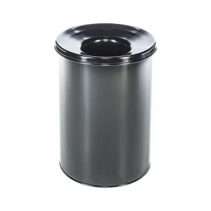 Coș de gunoi 18 l cu capac cu stingere automată, negru Calitate înaltă