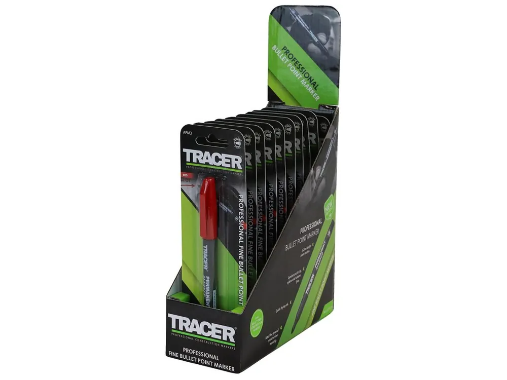 Marker permanent Tracer APM3 - roșu Cumpără online