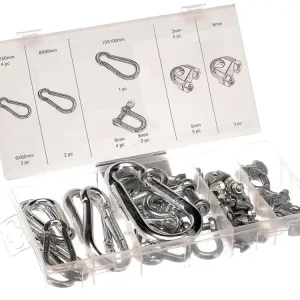 Set de carabine și cleme de cablu 30 buc. Nu rata