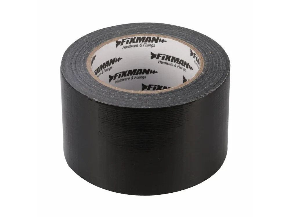 Bandă reparații 72 mm × 50 m negru Fixman Reducere extra