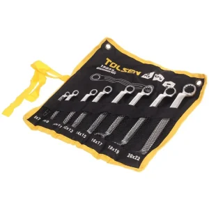 Plată securizată Set chei inelare 8 buc. 6 - 22 mm