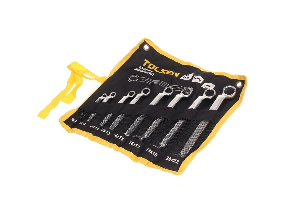 Plată securizată Set chei inelare 8 buc. 6 - 22 mm