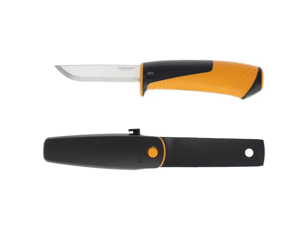 Premium Cuțit FISKARS HARDWARE universal + caz + polizor22 cm 1023618
