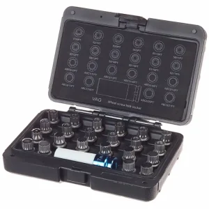 Set chei pentru şuruburi de siguranţă VAG, 23 buc. Retur ușor