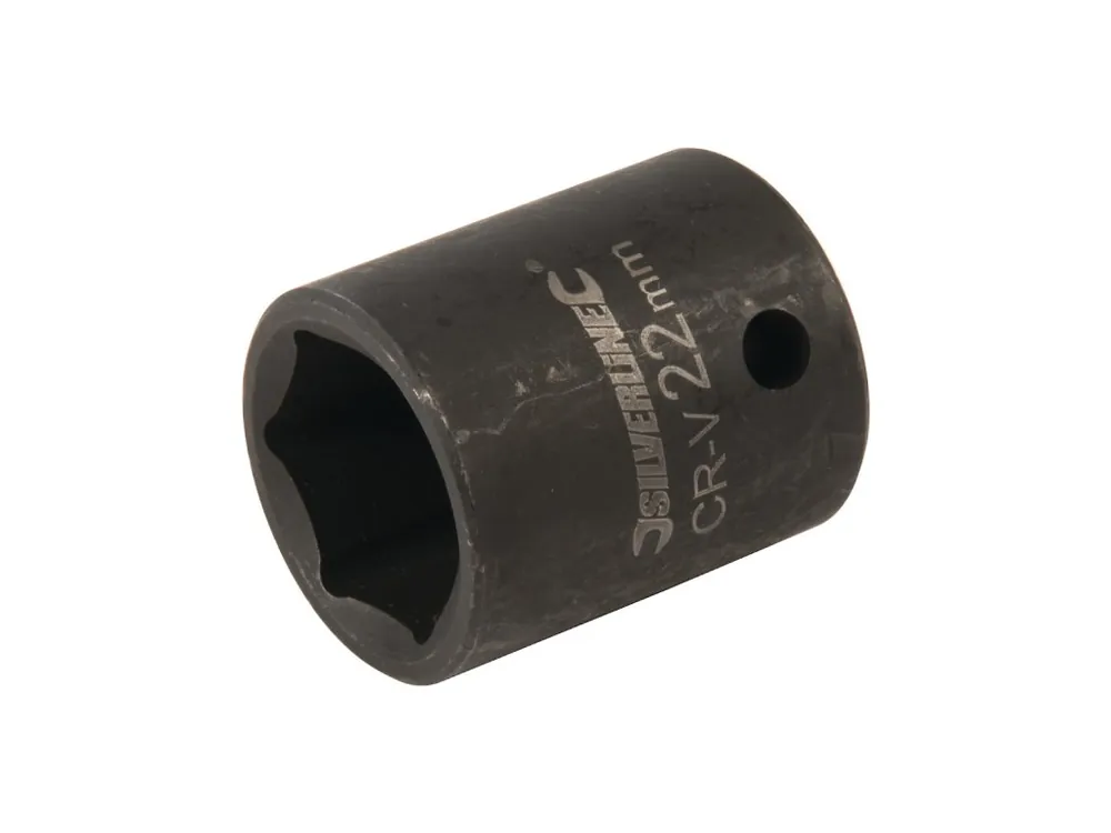 Cheie priză de impact 22 mm 1/2"HEX Silverline Reduceri