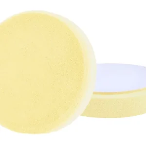 Disponibil imediat Disc de lustruire spumă, T80, galben, 180 × 30 mm, Velcro 150 mm