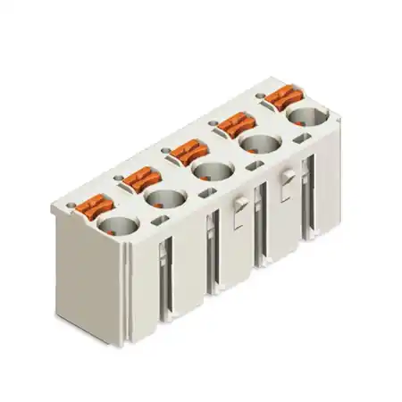 1-conductor female plug; direct marking; 2.5 mm²; Pin spacing 7.5 mm; 2-pole; 2,50 mm²; light gray Wago Expediere rapidă