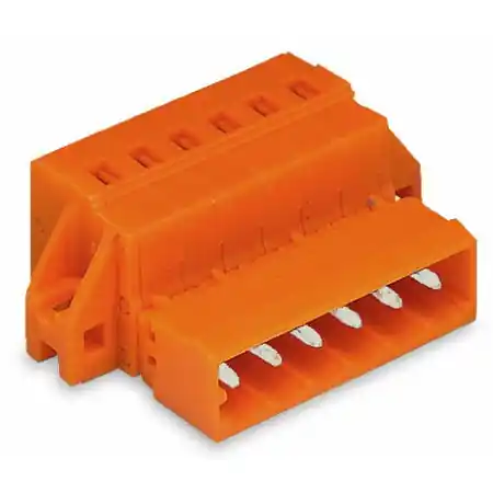 1-conductor male connector; clamping collar; 2.5 mm²; Pin spacing 5.08 mm; 16-pole; 2,50 mm²; orange Wago Disponibil imediat