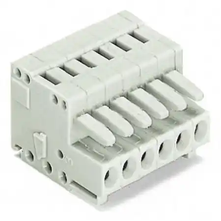 1-conductor female plug; 100% protected against mismating; 1.5 mm²; Pin spacing 3.5 mm; 24-pole; 1,50 mm²; light gray Wago Ofertă de sezon