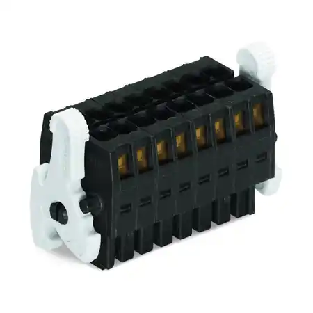 1-conductor female connector, 2-row; 100% protected against mismating; Levers; direct marking; 1.5 mm²; Pin spacing 3.5 mm; 20-pole; 1,50 mm²; black Wago Bestseller