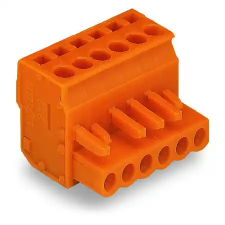 Vezi acum 1-conductor female plug; angled; 2.5 mm²; Pin spacing 5.08 mm; 4-pole; 2,50 mm²; orange Wago