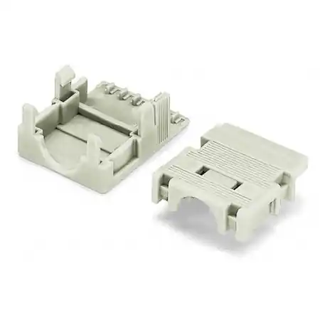 Ultima șansă Strain relief housing; light gray Wago