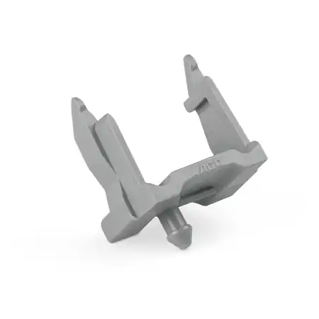 Transport gratuit Mounting carrier; 3-pole; for sockets and plugs; Plastic; gray Wago