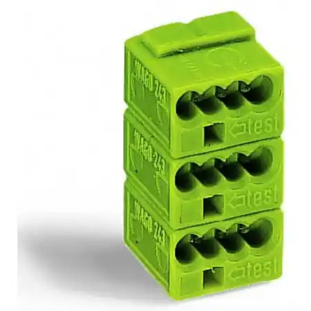 4-conductor modular PCB connector; for individual solder pins; 0.8 mm Ø; Pin spacing 5.75 mm; 4-pole; light green Wago Disponibil imediat