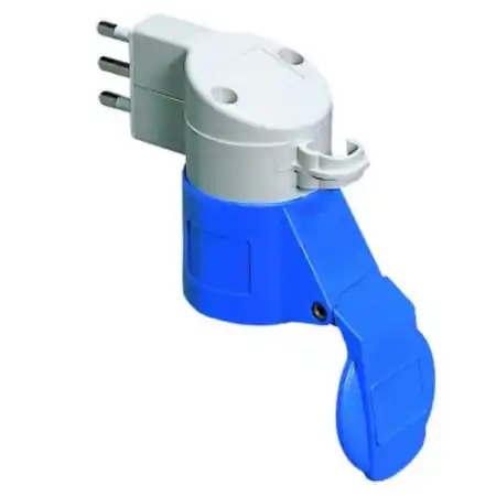 Adaptor industrial IP44 - PLUG 2P+E 16A 250V ac S17 50/60HZ - SOCKET OUTLET 2P+E 16A 230V ac Gewiss Comandă acum