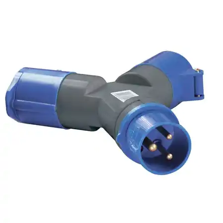 Adapter two-beam TS1012 2P+PE 16A 250V IP44 Iek Super ofertă