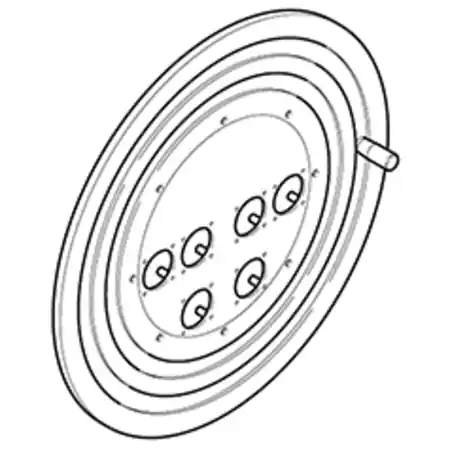 6Priza HOLDER DISC Scame Reducere