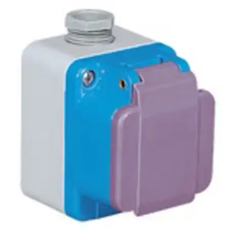 Transport gratuit TAIS-MIGNON INDUSTRIAL Priza din fibra pentru montaj pe perete 16A 3P 20-25V 50-60HZ IP44 Palazzoli