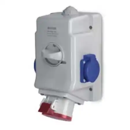 Vezi acum Priza aparenta16A 6h 3P+N+E 346-415V 2 NR FRENCH IP44/IP54 Scame