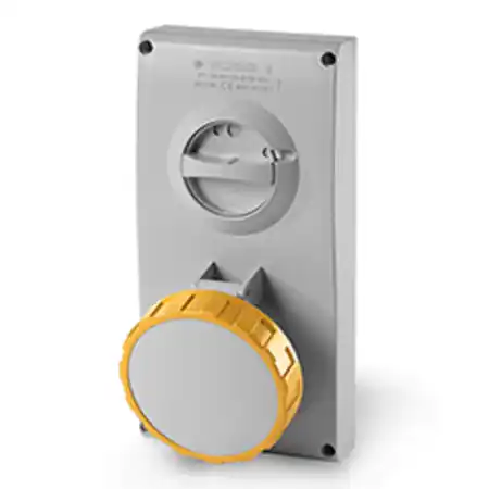 Transport gratuit Priza interblocabila63A 3P+N+E 4h 100-130V 50Hz 60Hz 136X275MM terminal cu surub Cu interblocaj mecanic Scame