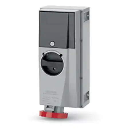 Ultima șansă Priza interblocabila125A 3P+E 6h 380-415V 50Hz 60Hz terminal cu surub Cu interblocaj mecanic Scame