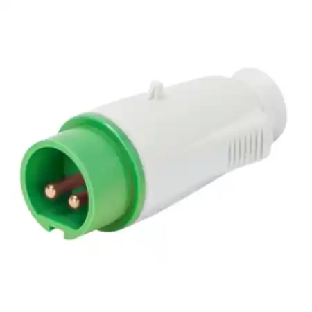 Transport gratuit Stecher fisa industriala - IP44 - 2P 32A 20-25V and 40-50V 100-200HZ - GREEN - 4H - Strangere cu surub Gewiss