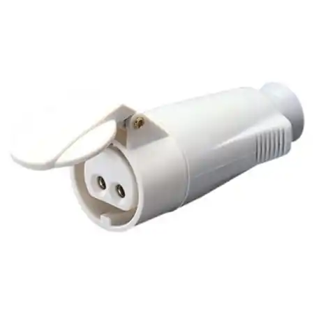 Vezi acum Prizaindustriala mobila - IP44 - 2P 32A 20-25V and 40-50V d.c. - WHITE - 10H - Strangere cu surub Gewiss