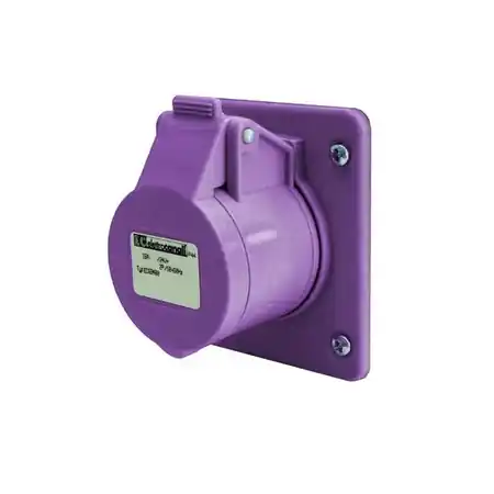 Transport gratuit EC690 PANEL MOUNT. SOCKET 16A IP44 2P 24V AC Elmark