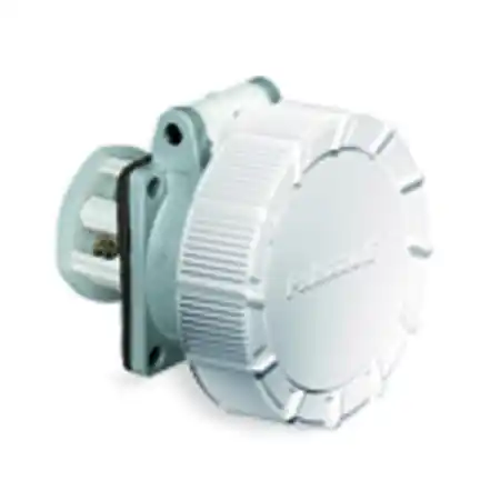 Ultima șansă CEE EXTRA-LOW VOLTAGE Priza de panou, STRAIGHT, 32A 3P 20-25/40-50V 100-200HZ 4H IP67 Palazzoli