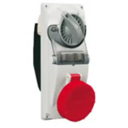 Ultima șansă TOPTER SWITCHED Priza cu interblocaj mecanic si suport fuzibil 32A 3P+N+E 380-415V 50-60HZ 6H IP66/IP67 Palazzoli