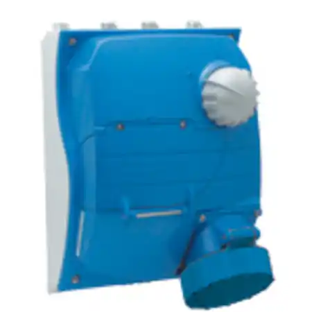 ULYSSE SWITCHED Priza din fibra cu interblocaj mecanic 63A 2P+E 200-250V 50-60HZ 6H IP66/IP67 Palazzoli Expediere rapidă