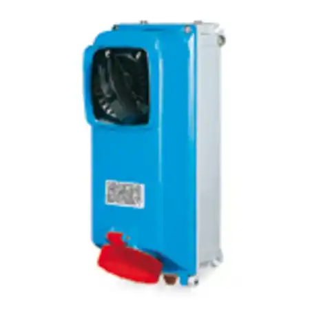 ALUPRES SWITCHED Priza din aliaj aluminiu cu interblocaj mecanic AND MCB 63A 2P+E 380-415V 50-60HZ 9H IP66/67/69 Palazzoli Promoție