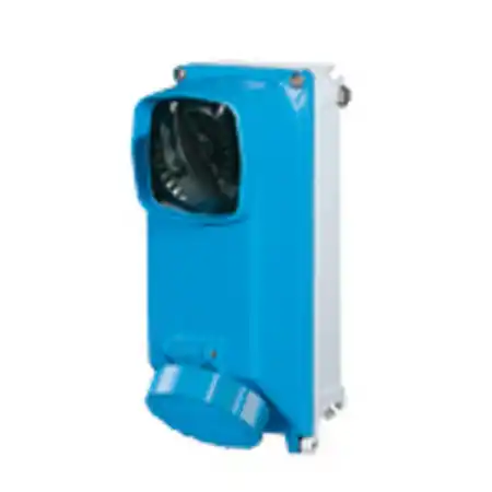 ALUPRES SWITCHED Priza din aliaj aluminiu cu interblocaj mecanic 16A 2P+E 200-250V 50-60HZ 6H IP67 Palazzoli Preț redus