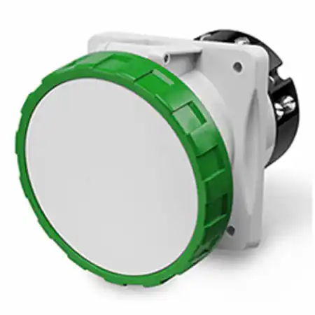 Ultima șansă Priza incastrata63A 2P+E 2h >50V >300-500Hz 100X110MM Terminal presetupa Scame