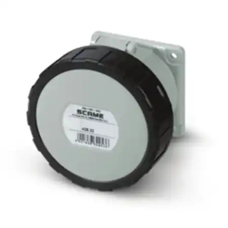 Vezi acum Priza incastrata32A 2P+E 7h 480-500V 50Hz 60Hz 75X75MM terminal cu surub Scame