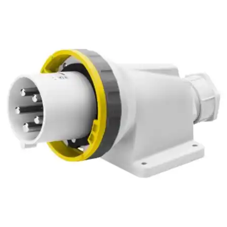Vezi acum Stecher fisa industriala fixa 90°- IP67 - 3P+E 125A 100-130V 50/60HZ - YELLOW - 4H - MANTLE TERMINAL Gewiss