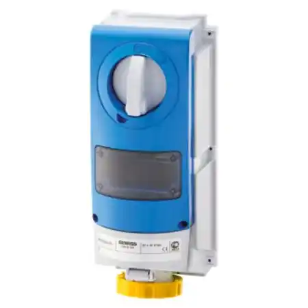 Vezi acum Priza industriala cu interblocaj verticala - WITHOUT BOTTOM - FOR MOUNTING MODULAR DEVICES - FOR HEAVY-DUTY USE - 3P+N+E 32A 100-130V-50/60HZ 4H-IP66 Gewiss