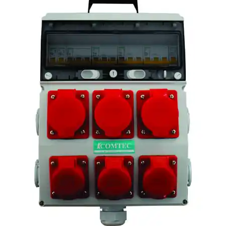 15L Tablou Santier IP 44 Echipat T3x16+T3x32+M4x16T3x16+T3x32+M6x16 15 locuri Comtec Cel mai bun preț