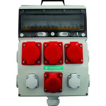 15L Tablou Santier IP 44 Echipat T2x16+T2x32+M6x16T2x16+T2x32+M6x16 15 locuri Comtec Reducere extra