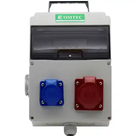 Transport gratuit Tablou Santier 10L IP 44 Echipat T1x16+M1x16IND+M1x16T1x16+M1x16IND+M1x16 10 locuri Comtec