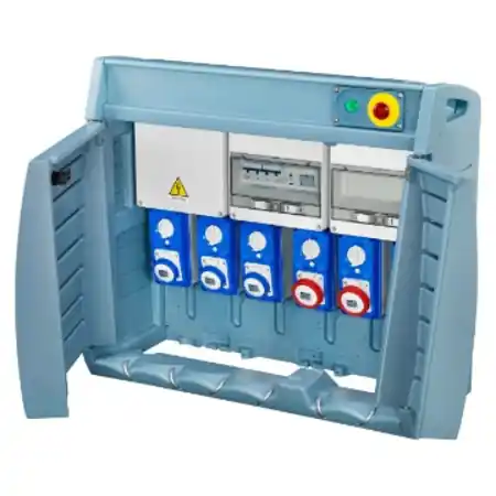 Transport gratuit Organizator Q-BOX 4 - WITH TERMINAL BLOCK - WIRED - CBF - 3 2P+E 16A + 2 3P+E 16A + 1 3P+N+E 63A - IP55 Gewiss