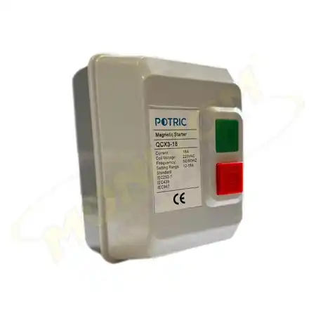 Ofertă exclusivă Potric – Motor starter QCX3-18 – 18A/230v Moon