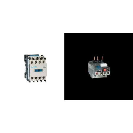 Super ofertă Pachet Contactor 18A 230V + Releu Termic 1-1.6A Elmark