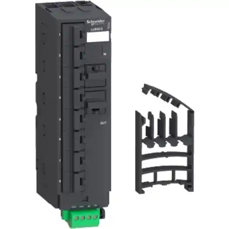 Bloc repartitor modbus, cu 10 RJ45, 1 Cutie de borne cu suruburi Schneider Cumpără online