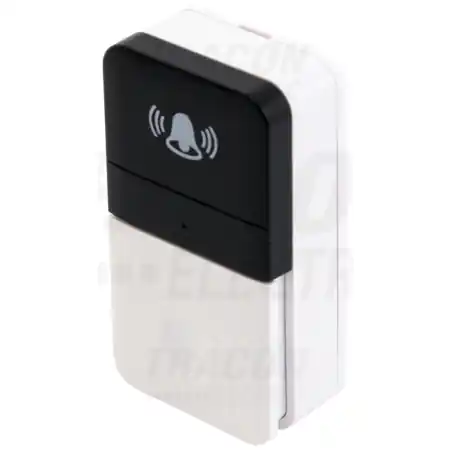 Sonerie fara fir ( cu energie cinetica) BELLW4-1V1 230 VAC; IP44; 100 m; 16 music; 82 dB Tracon Vezi acum