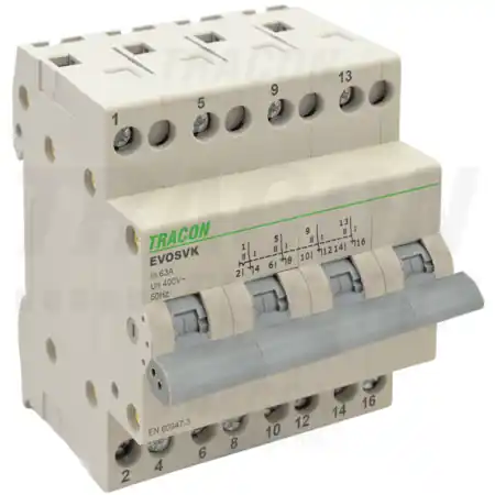 Selector modular SVK4-32 4P, 32A Tracon Cumpără acum