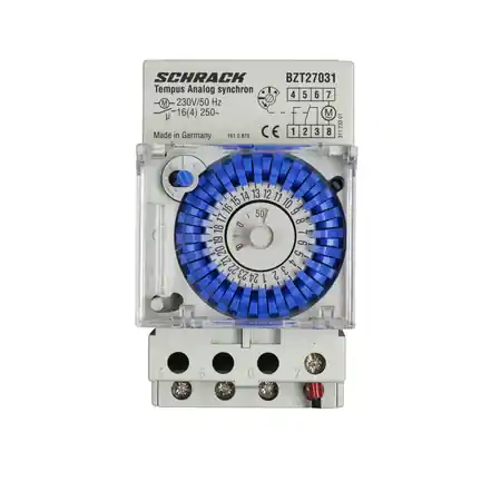 Ceas programabil cu ciclu zilnic, sincron, 1CC, 3UH Schrack Livrare rapidă