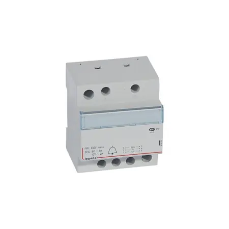 Sonerie BELL230 V/12 V - 8 V - 24 VA - 4 module Legrand* Discount