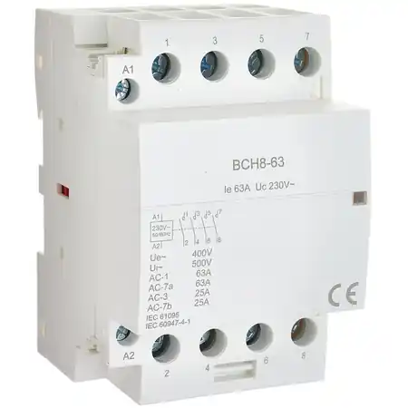 Botric – Contactor modular BT8-63 380v/63A/4m/4NO Moon Livrare rapidă